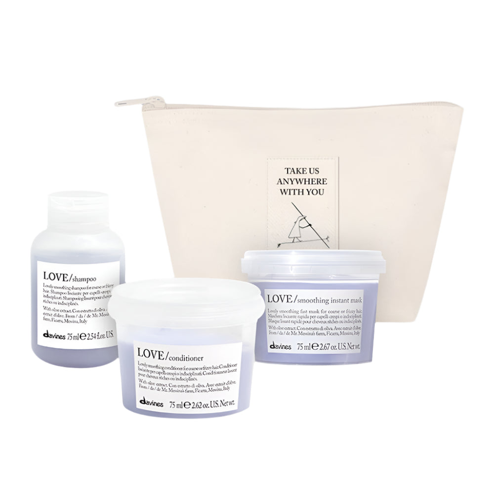 Davines - Love Smoothing Travel Kit 5pc - Bombshell Hair Studio