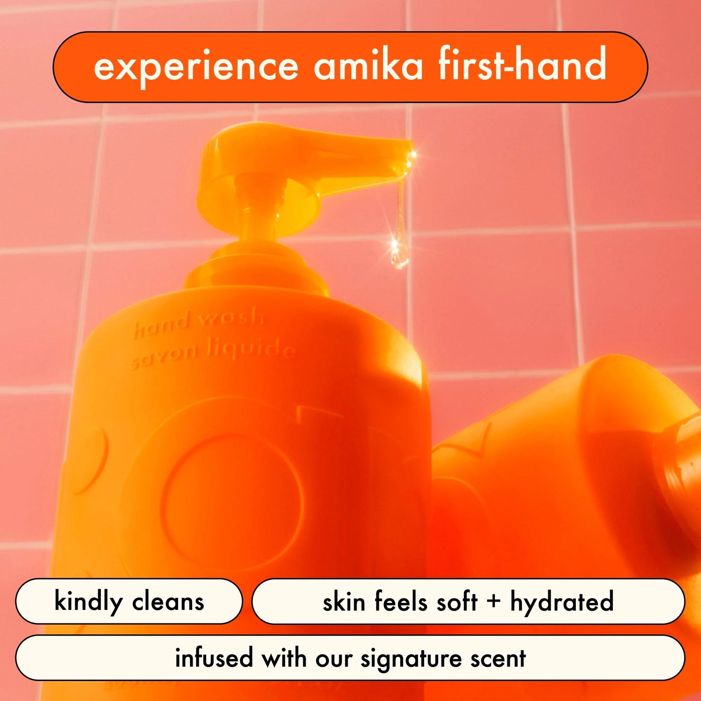 Amika: Hand and Body Wash infused with sea buckthorn berry 13.5oz