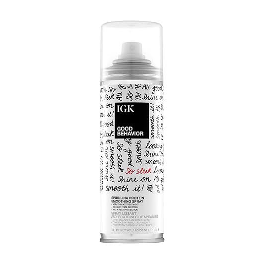 IGK Good Behavior Spirulina Protein Smoothing Spray 5.6oz - Bombshell Hair Studio