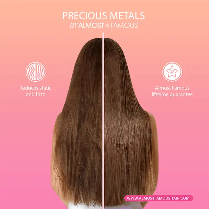 Almost Famous Maxlength 1" Flat Iron with Rose Gold Titanium Plate - Bombshell Hair Studio