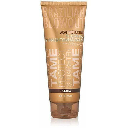 Brazilian Blowout Acai Protective Thermal Straightening Balm 8oz - Bombshell Hair Studio
