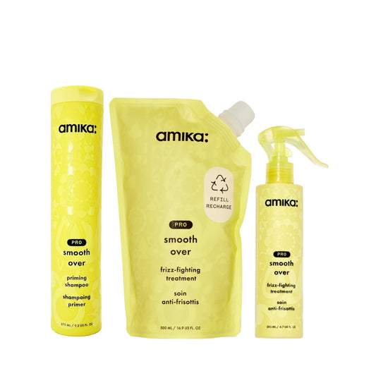 Amika: PRO Smooth Over Frizz-Fighting Treatment Starter Set - Bombshell Hair Studio