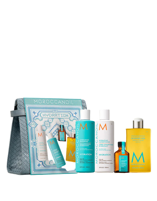 Moroccanoil Hydrating Holiday Set – Shampoo, Conditioner & Free Gift