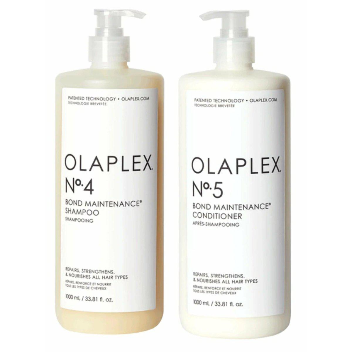 Olaplex Bond Maintenance Shampoo No. 4 & Conditioner No. 5 liter/33.8oz Duo - Bombshell Hair Studio