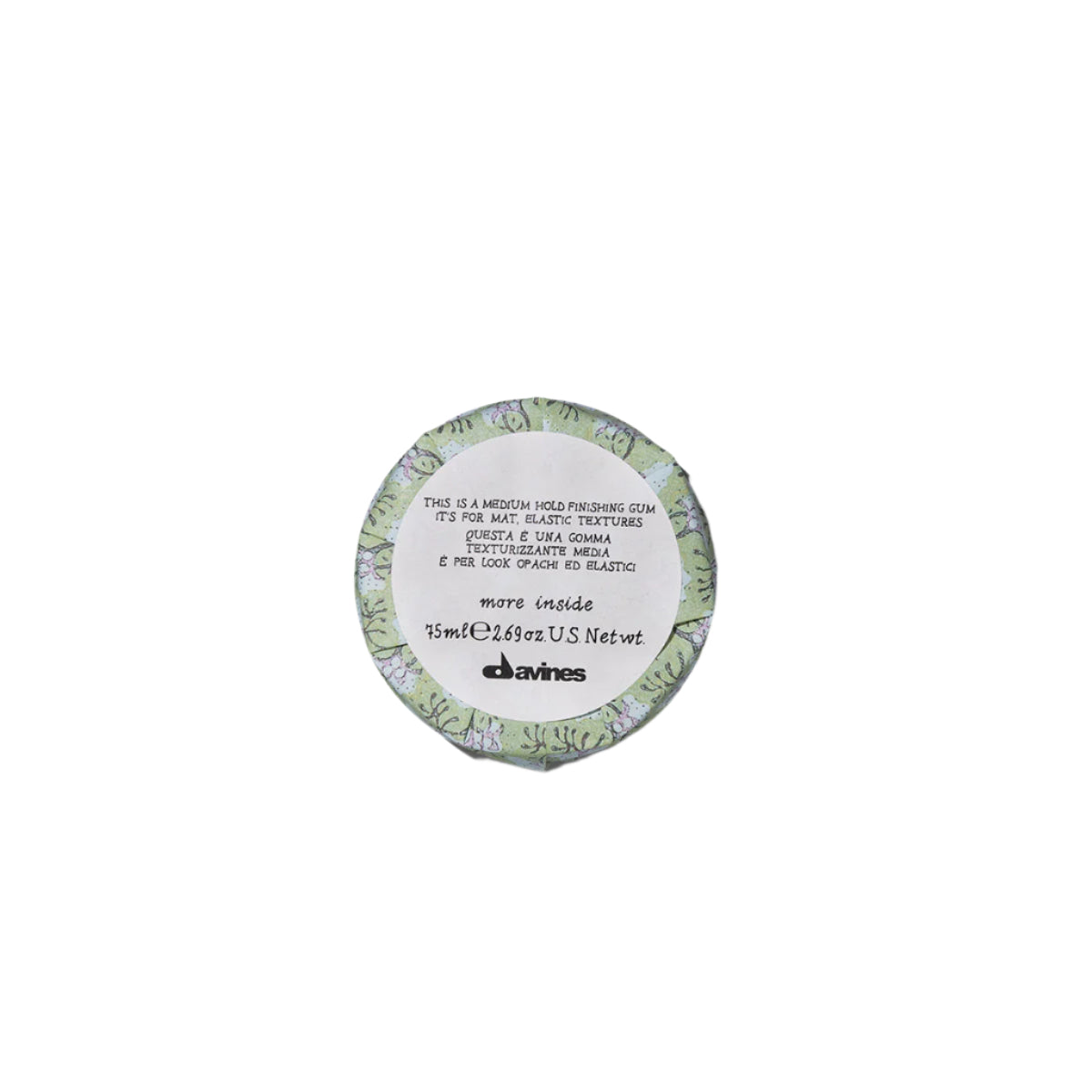 Davines Medium Hold Finishing Gum | More Inside 2.69oz