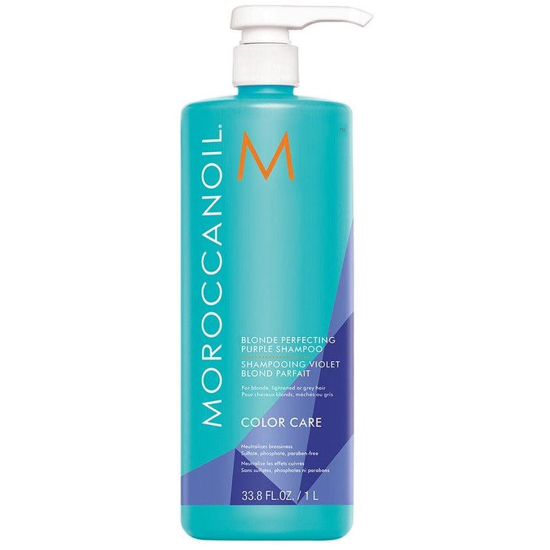 Moroccanoil Blonde Perfecting Purple Shampoo - Bombshell Hair Studio