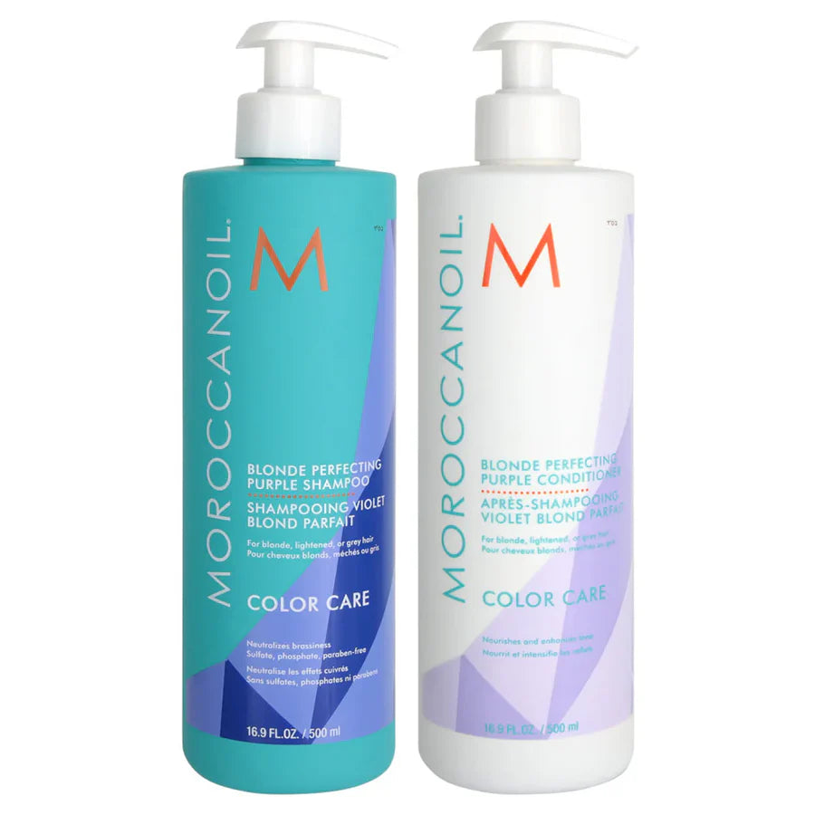 Moroccanoil Blonde Perfecting Purple Shampoo - Bombshell Hair Studio
