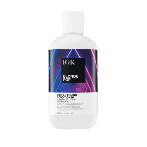 IGK Bonde Pop Purple Toning Conditioner 8oz - Bombshell Hair Studio