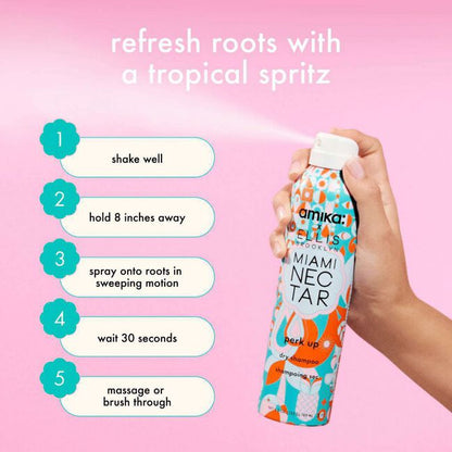 Amika Perk Up Dry Shampoo – Miami Nectar (Limited Edition)