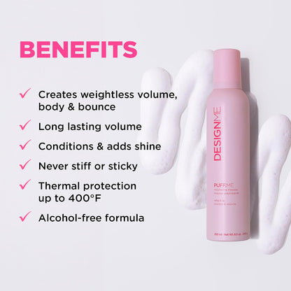 DESIGNME PUFF.ME Volumizing Mousse 8.5 oz