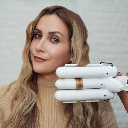 Almost Famous Triple Barrel Clip Curling System - Bombshell Hair Studio