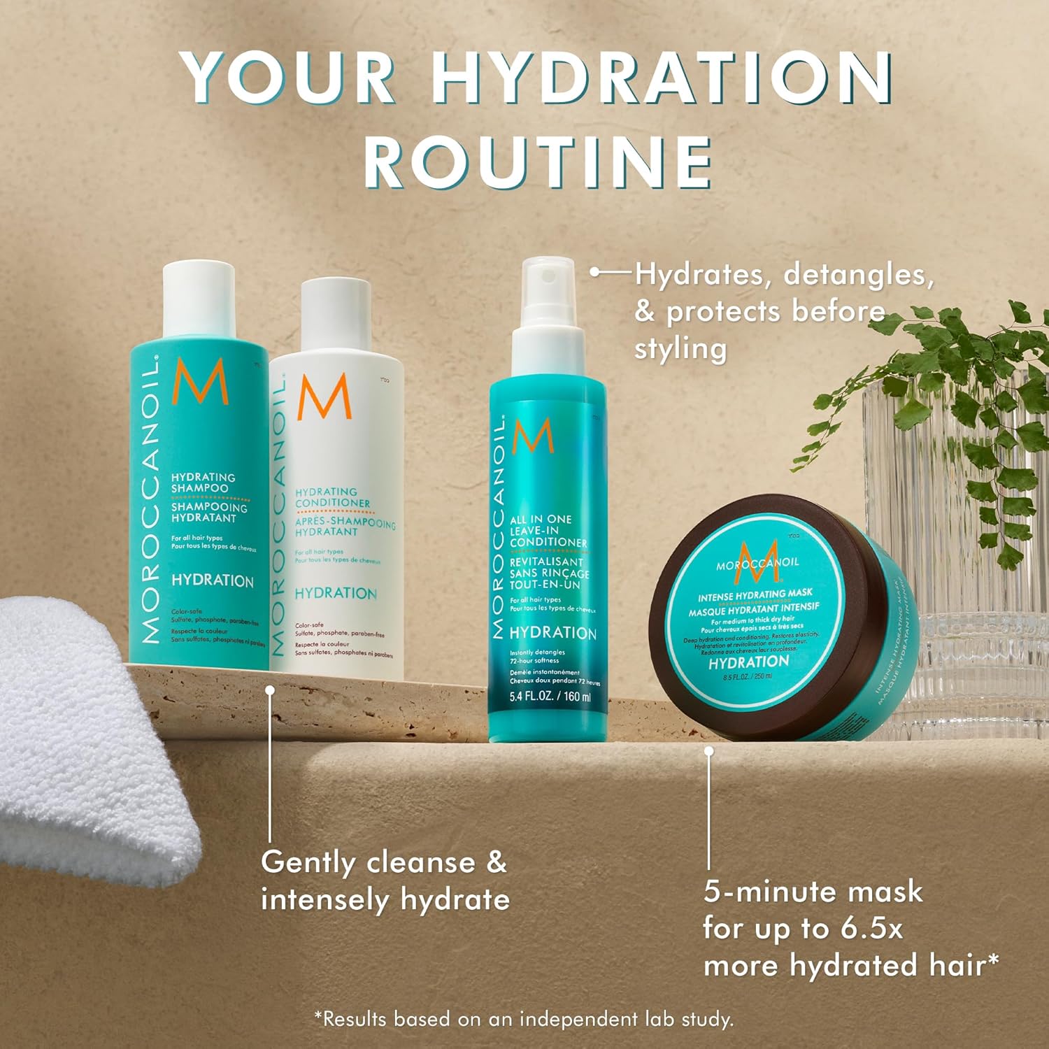 Moroccanoil Hydrating Shampoo & Conditioner Liter Duo 33.8 oz