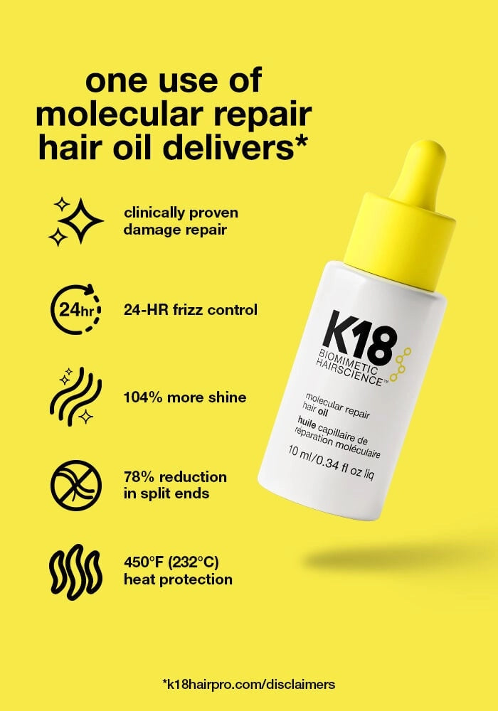 K18 Molecular Repair Hair Oil 0.34oz