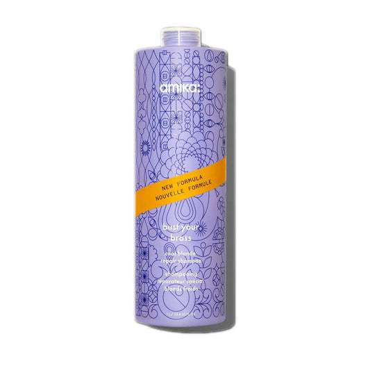 Amika Bust Your Brass Cool Blonde Repair Shampoo - Bombshell Hair Studio
