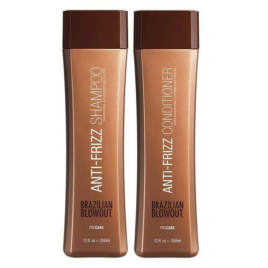 Brazilian Blowout Anti-Frizz Shampoo Conditioner 12oz Duo