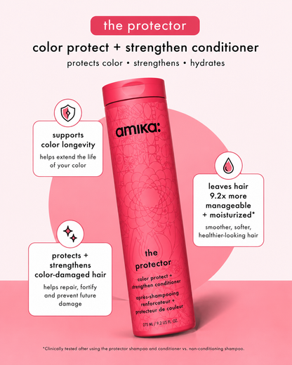Amika The Protector Color Protect + Strengthen Leave-In Treatment