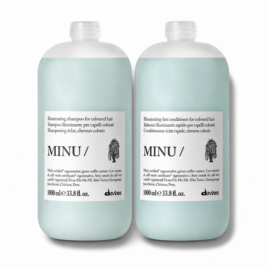 Davines MINU Shampoo & Conditioner Liter Duo — For color-treated Hair