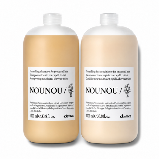 Davines NOUNOU sahmpoo and Conditioner liter duo set – For Damaged Hair