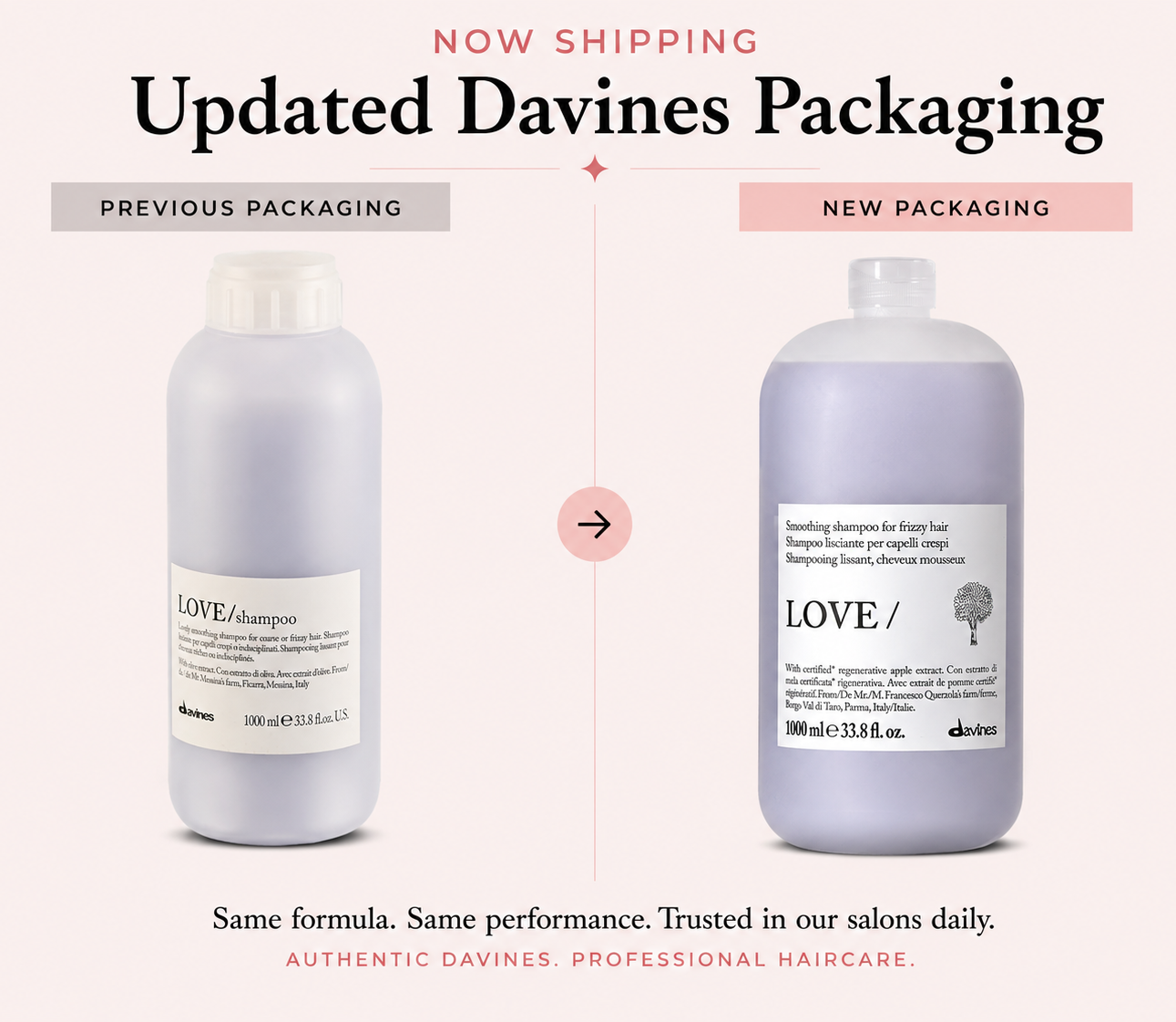 Davines LOVE Smoothing Conditioner — For Frizzy & Unruly Hair
