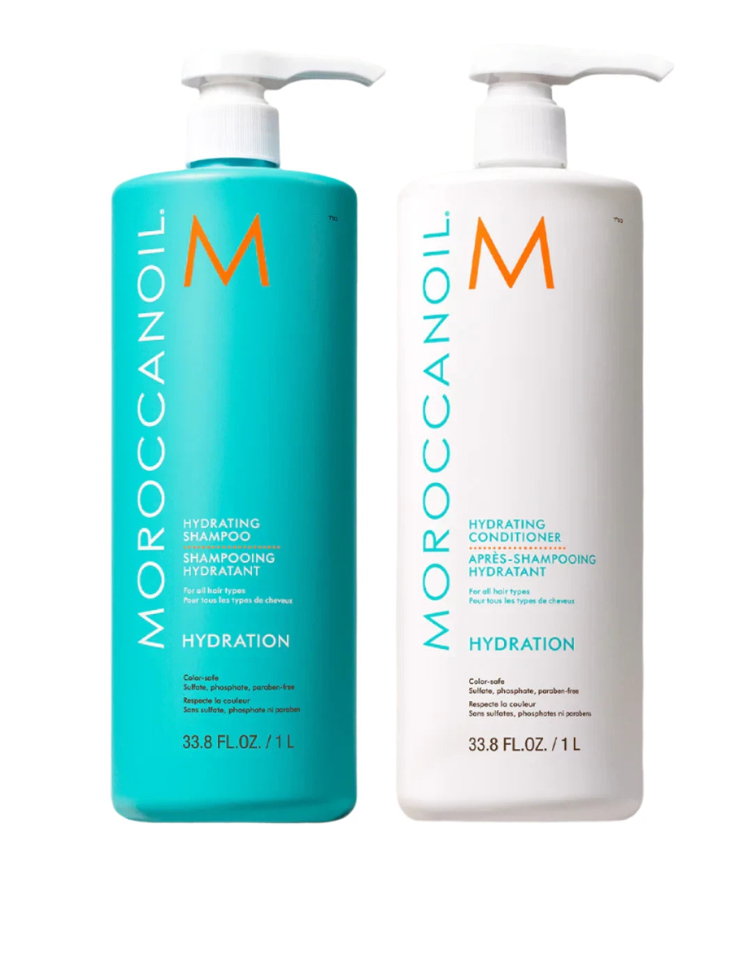 2NEW Moroccanoil HYDRATION Shampoo 1LITER & Conditioner shops 8.5oz