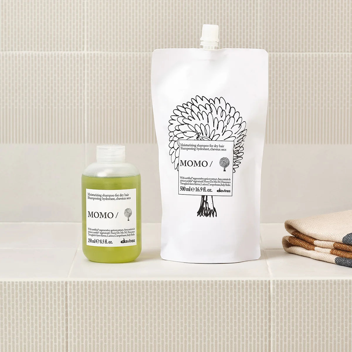 Davines MOMO Shampoo Refill – Hydrating Shampoo for Dry Hair