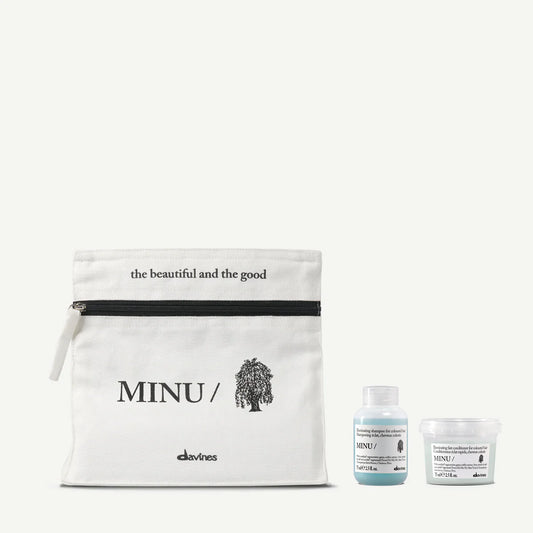 Davines MINU Discovery Kit — Color Protection Travel Haircare Set