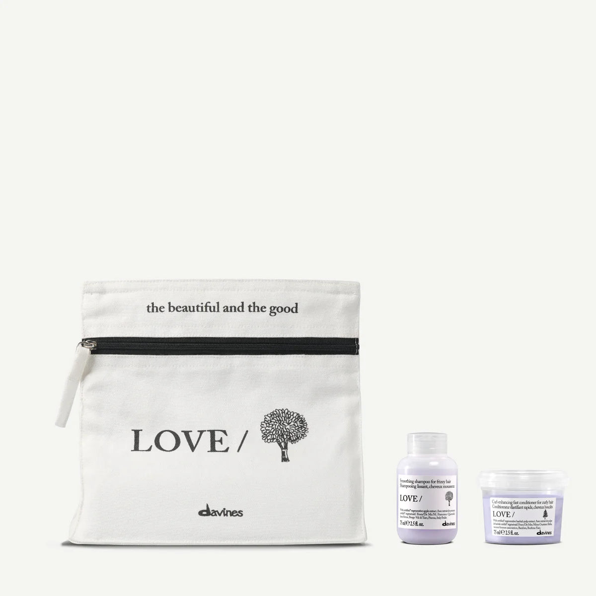 Davines LOVE SMOOTHING Discovery Kit — Smoothing Travel Haircare Set