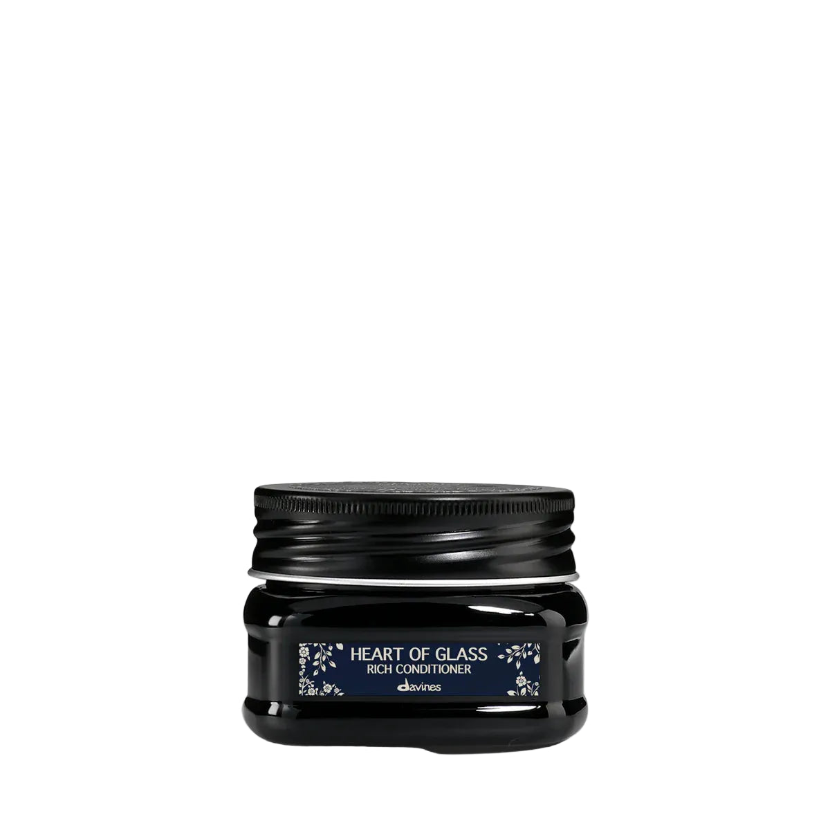 Davines Heart of Glass  Rich Conditioner 90ml bottle for blonde hair on a clean white background.