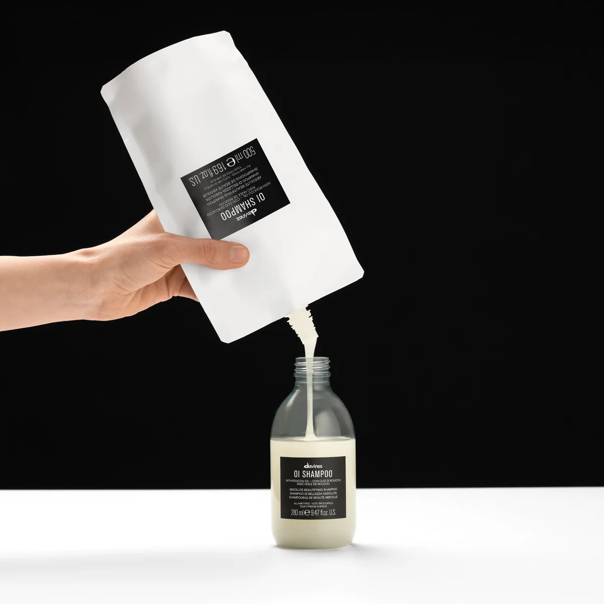 Davines OI Shampoo Refill – For Soft, Shiny Hair