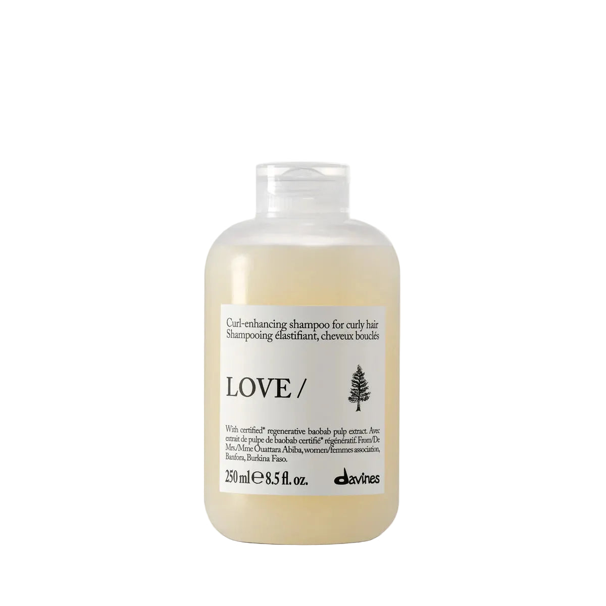 Davines LOVE CURL shampoo for curly and wavy hair definition and hydration