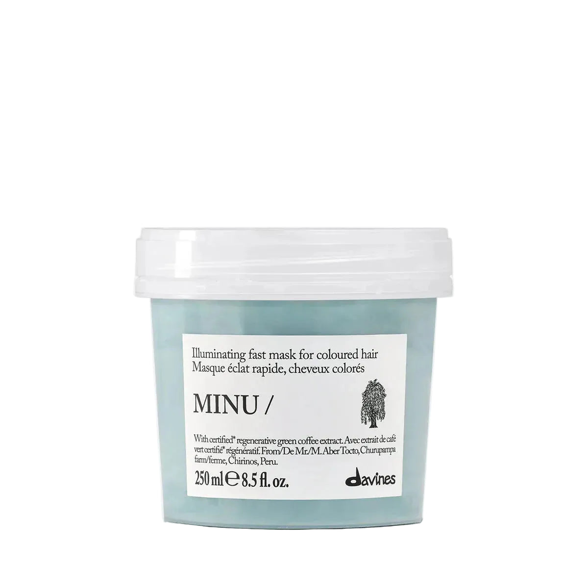 Davines MINU Hair Mask liter color protecting hair treatment for color treated hair shine and softness