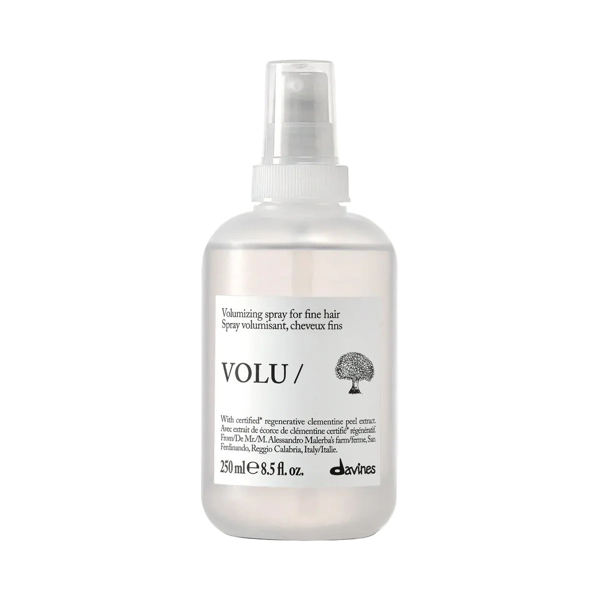 Davines VOLU Hair Mist volumizing leave-in spray for fine hair