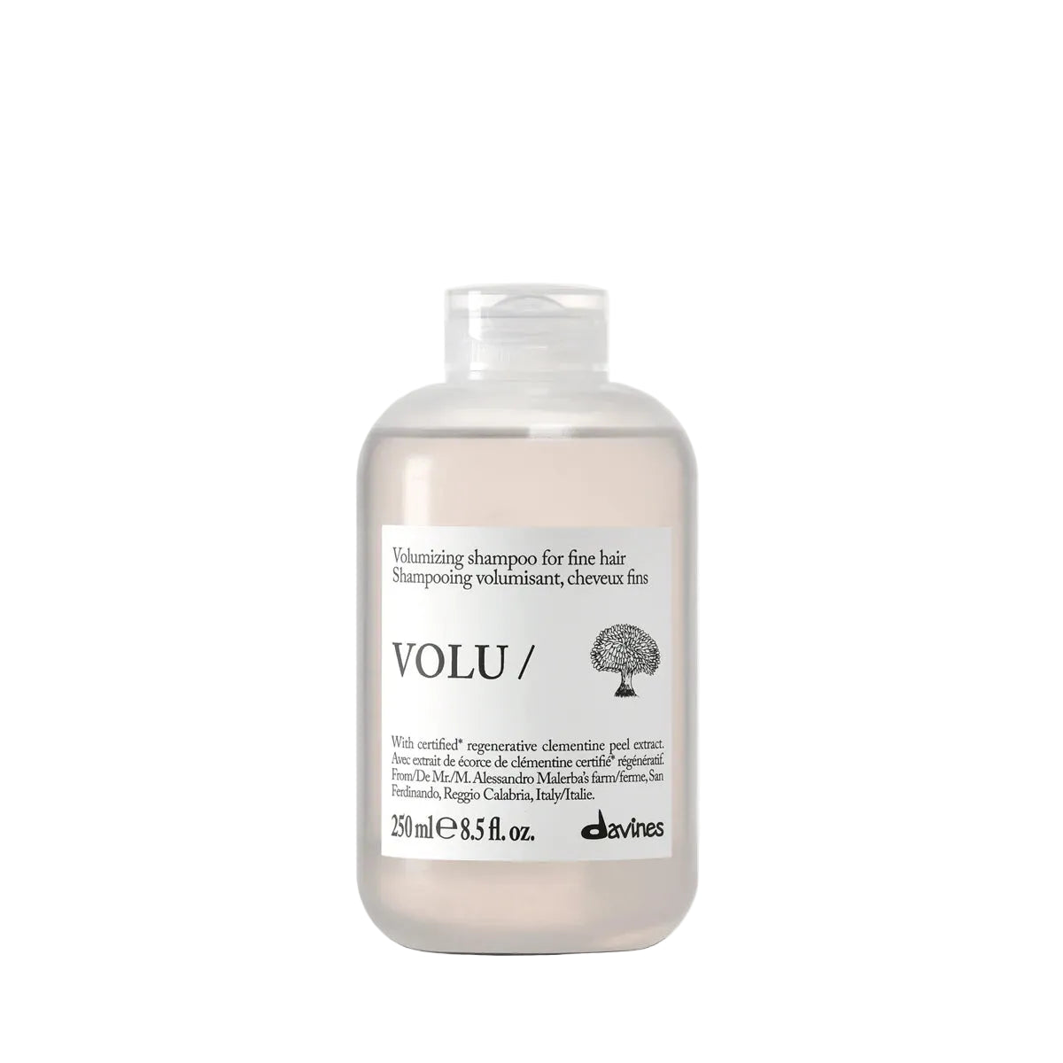 Davines VOLU Shampoo 8.5 oz volumizing shampoo for fine flat hair