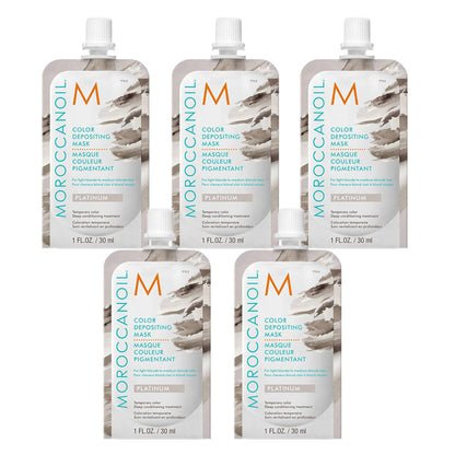 Moroccanoil Color Depositing Mask Platinum - Bombshell Hair Studio