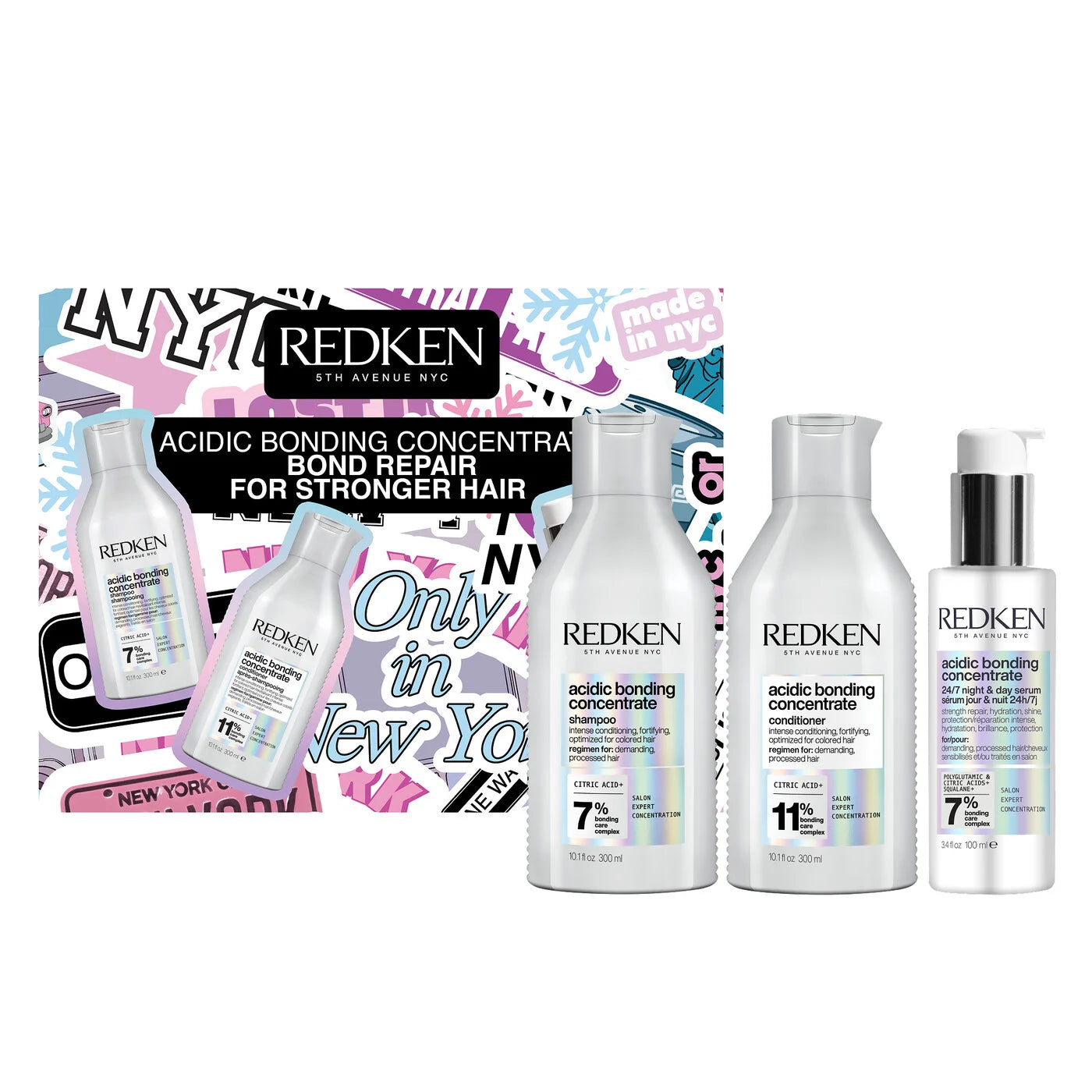 Acidic Bonding Concentrate Holiday Gift Set