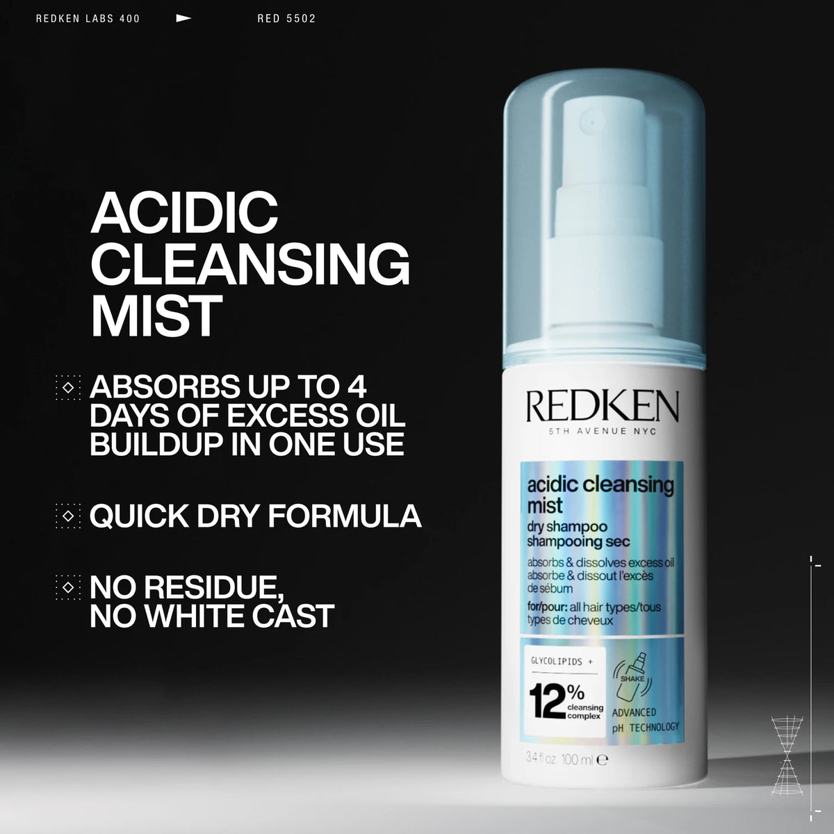 Redken Acidic Cleansing Mist Dry Shampoo