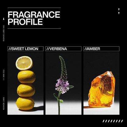 Redken Acidic Grow Full fragrance profile featuring sweet lemon verbena and amber notes