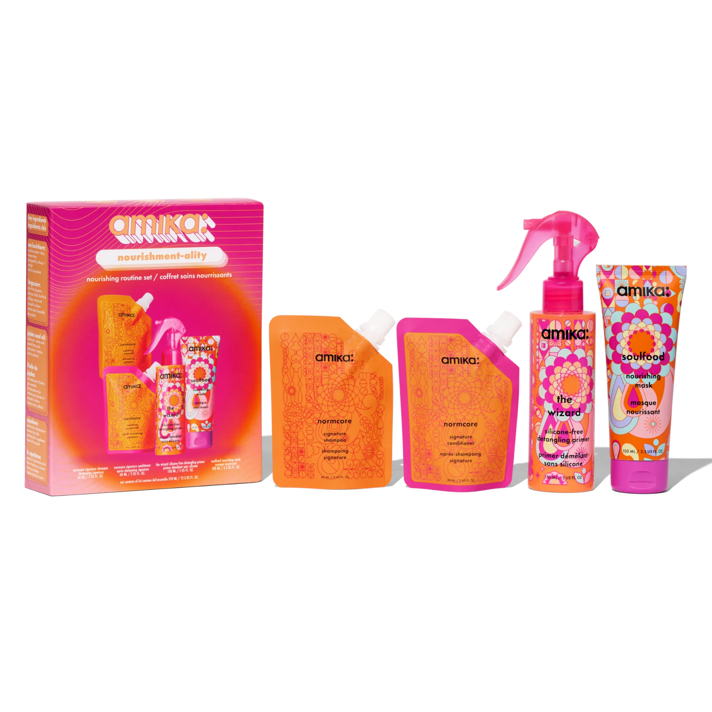 Amika Nourishment-ality Nourishing Routine Set