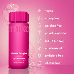 Amika Shower Thoughts Soft & Silky Body Wash clean beauty formula vegan cruelty free sulfate free body cleanser