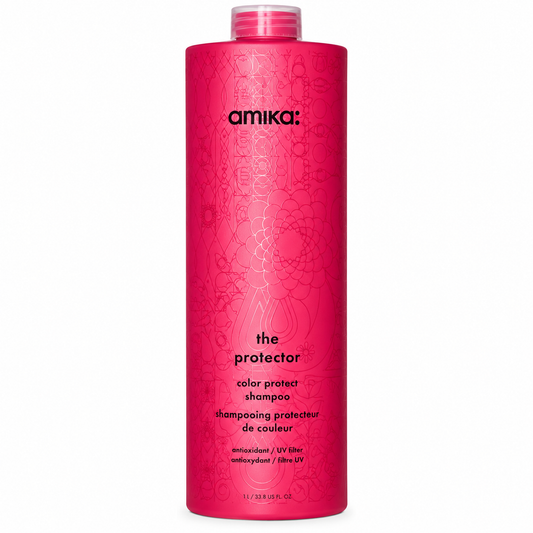 Amika The Protector Color Protect + Strengthen Shampoo 33.8 oz Liter