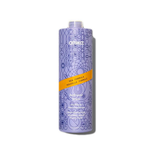 Amika Bust Your Brass Cool Blonde Repair Conditioner - Bombshell Hair Studio