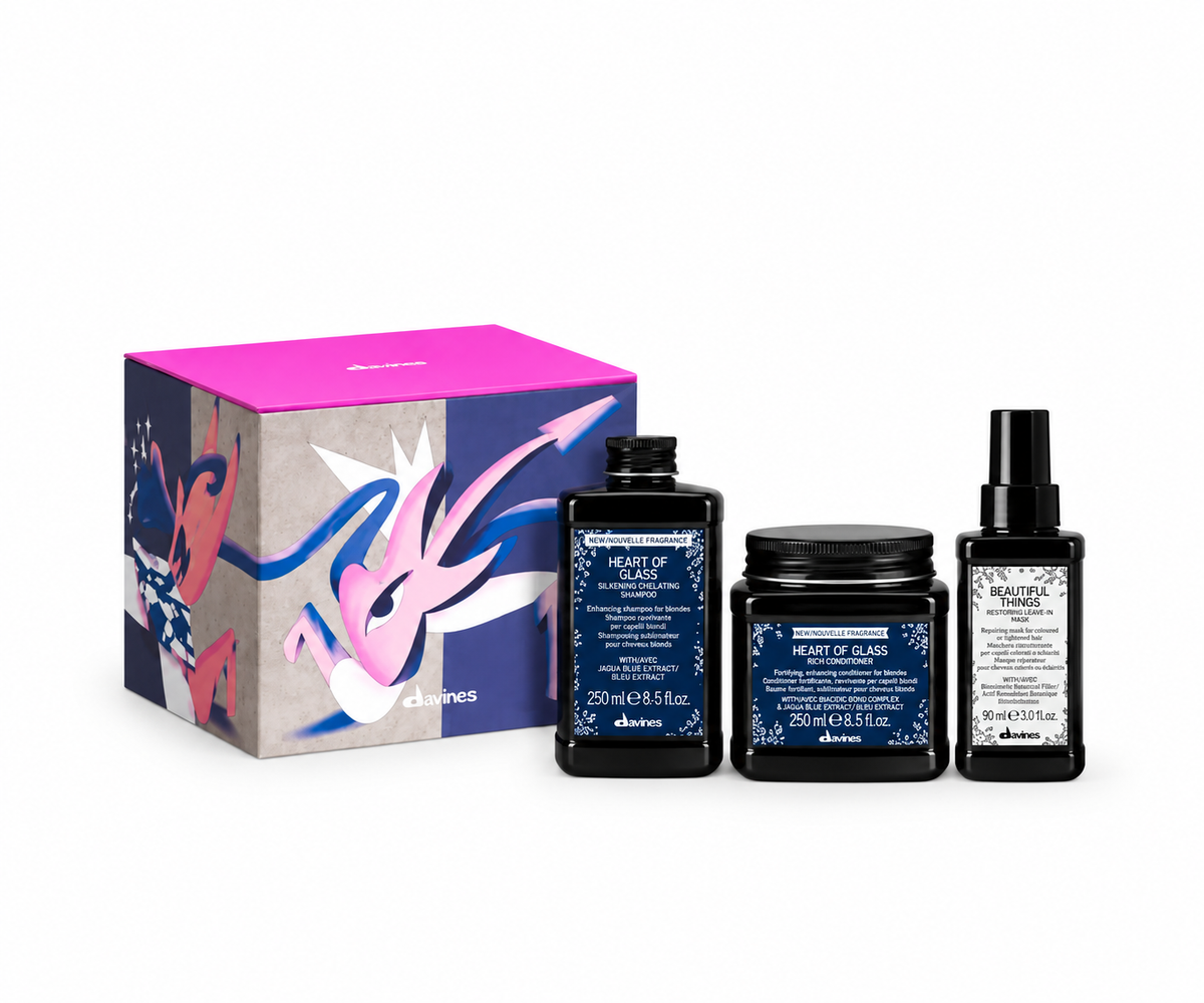 Davines Bass Heart of Glass Holiday Set