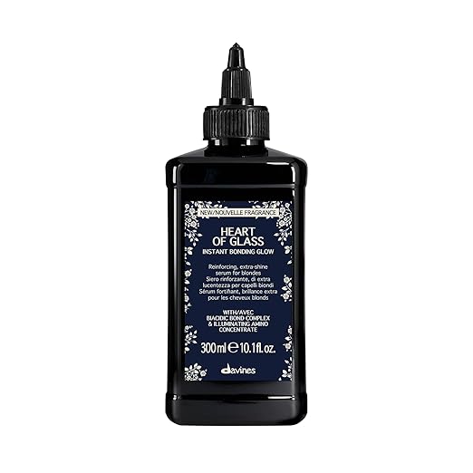 Davines HEART OF GLASS Instant Bonding Glow treatment for blonde hair