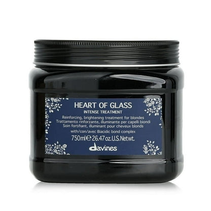 Davines Heart of Glass Intense Treatment blonde hair repair mask for strength shine and bond repair 26.47oz