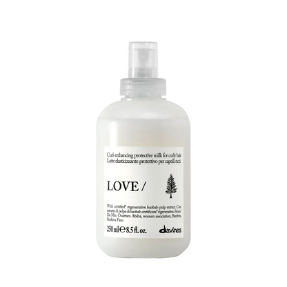 Davines LOVE CURL enhancing milk 8.5 oz curl defining leave in for frizz control and soft hydrated curls