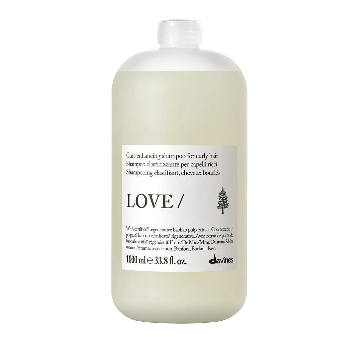 Davines LOVE CURL shampoo for curly and wavy hair definition and hydration
