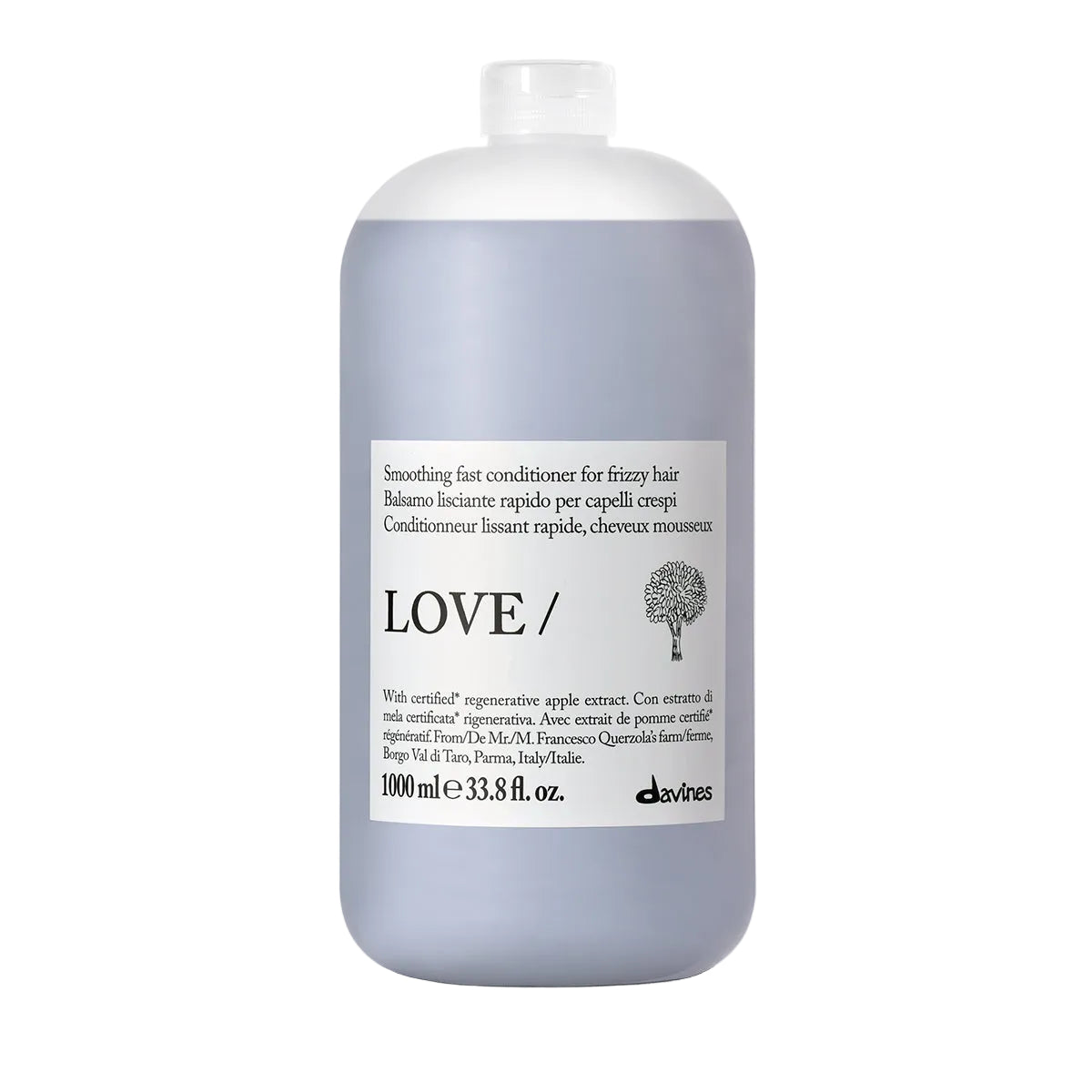 Davines LOVE Smoothing Conditioner  liter for frizzy and unruly hair
