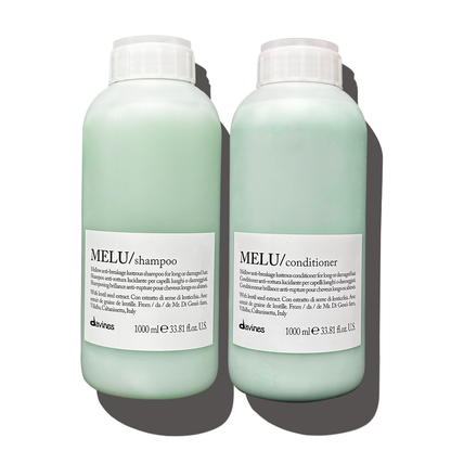 Davines MELU Shampoo & Conditioner Liter Duo 33.8oz - Bombshell Hair Studio