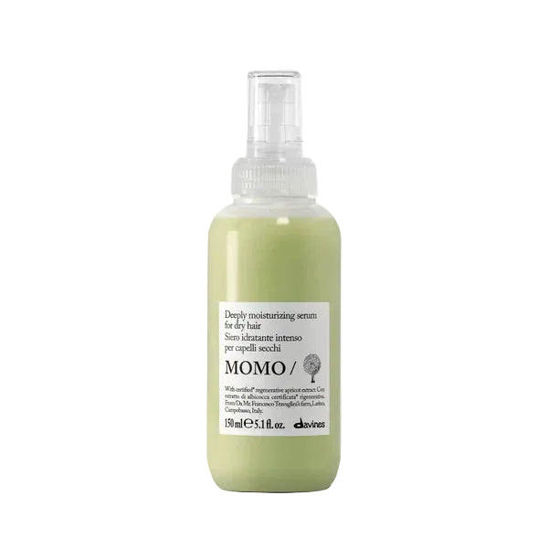 Davines MOMO deeply moisturizing serum leave in treatment for dry hair hydration softness and shine