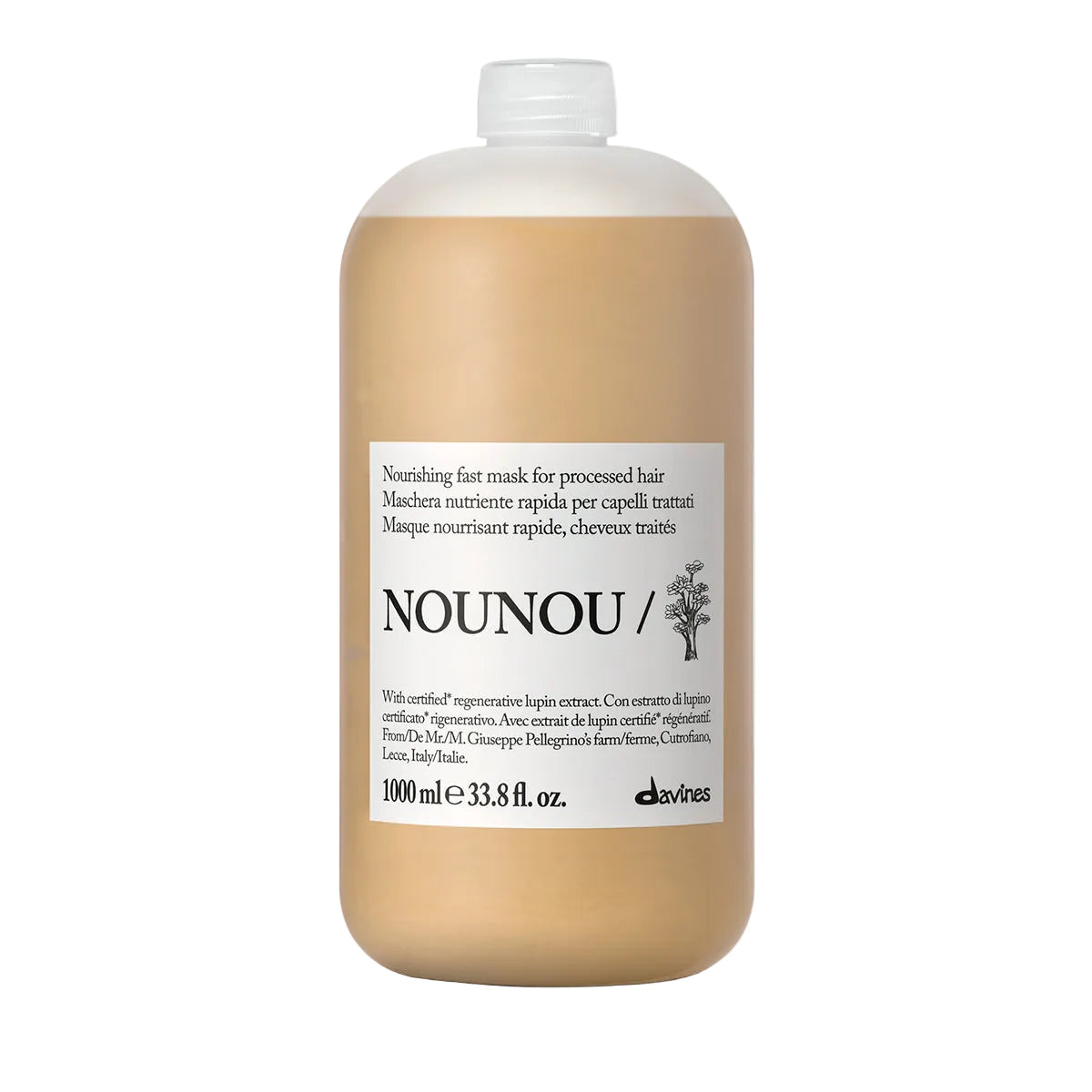 Davines NOUNOU hair mask for damaged hair deep repair and nourishment